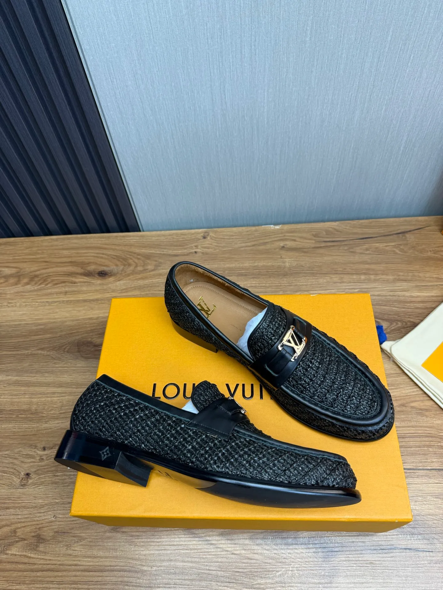 Factory 680💰 LV. Men's business casual leather shoes, all made of imported original brand leather, just to create a more comfortable wearing experience, original non-slip and wear-resistant outsole ✔️16-45 (38.45 non-returnable)